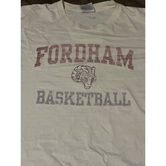 Vintage Nike Fordam Basketball Graphic Long Sleeve Tee Shirt Size 2XL - Picture 3 of 6